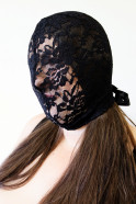 Čipkovaná maska Naughty Hood - testerka denca