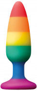 Anální kolík s přísavkou Rainbow Euphoria