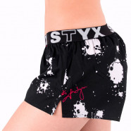 Női rövidnadrág Styx art sportgumi fröccsenő