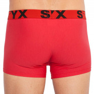 Pánské boxerky Styx, sportovní guma, červené