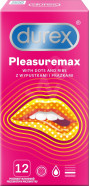 Durex Pleasuremax – vrúbkované kondómy (12 ks)