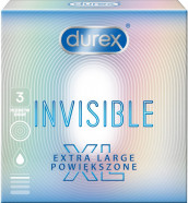 Durex Invisible - XL óvszer (3 db)