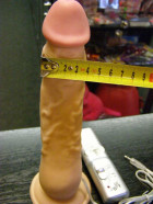 Testvibrátor tapadókoronggal 22 cm
