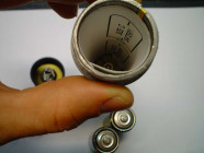 Vibrátor kovový HUSTLER 19 * 3 cm