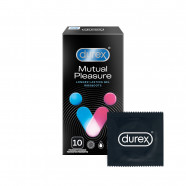 Durex Mutual Pleasure – vrúbkované kondómy (10 ks)