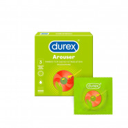 Durex Arouser – vroubkované kondomy (3 ks)