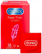Durex Feel Thin Classic - tenké kondómy (18 ks)