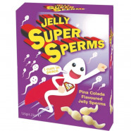 Cukríky v tvare spermie Jelly Sperms