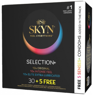 SKYN Selection – mix bezlatexových kondómov (35 ks)