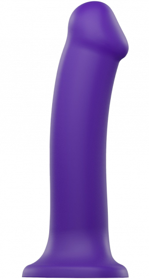 Strap-On-Me ohebné dildo z dvojitého silikonu (20 cm) + dárek Toycleaner