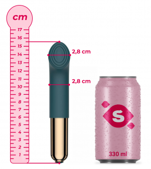 Silikónový vibrátor G Spotix (15,5 cm)
