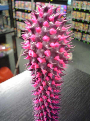 Vibrátor kaktus fialový 19 * 3 cm