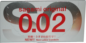 Sagami - japonské kondomy 0,02mm - 2ks