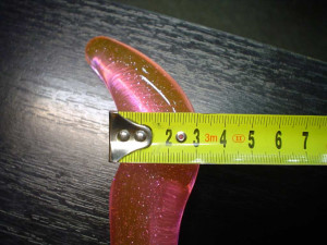 Dildo tvrdý crystal 20 * 2.5 cm