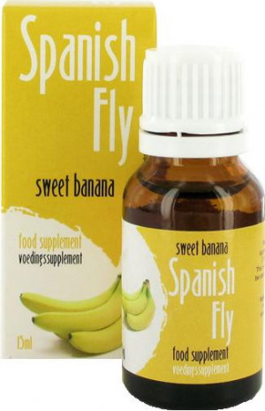 Španělské mušky 15ml - banán
