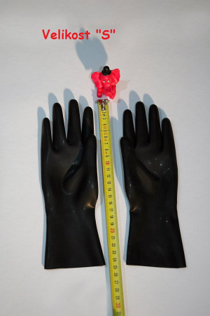 Latexové rukavice - rozmery \ "S \"