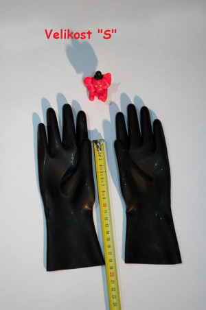 Latexové rukavice - rozmery \ "S \"