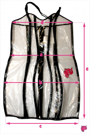 Průsvitné šaty - rozměry