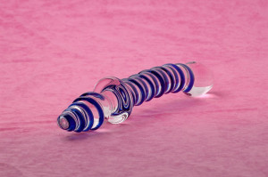 Üveg vibrátor Twister szerelem