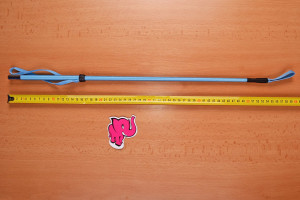 Bičík modrý 60cm – měříme délku