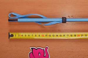 Bičík modrý 60cm - meriame dĺžku rukoväte
