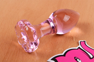 Análny kolík Flower Glass Plug