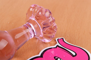 Anální kolík Flower Glass Plug