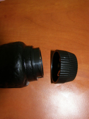 Fekete gél vibrátor, mérete 20 cm