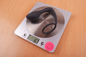 Anální kolík s erekčním kroužkem Ring & Plug, na váze