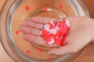 Mydlové konfety Little Hearts - testujeme