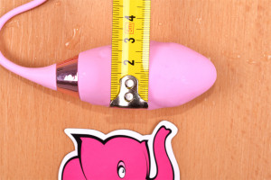 Pink Love vezeték nélküli vibrációs tojás, középső rész átmérő