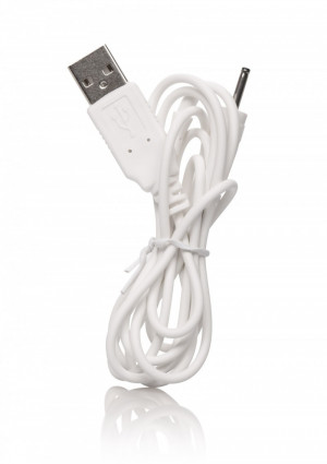 Silikonový vibrátor Pink Lover, USB kabel
