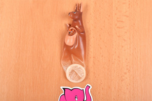 ERCO žertovný kondom – focení v prodejně Růžový Slon Havířov