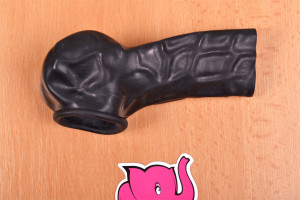 Latexový návlek na penis Cock Master – focení v prodejně Růžový Slon Havířov