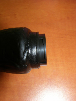 Vibrátor gélový čierny, veľkosť 20 cm