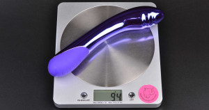 Purple Lightning műanyag vibrátor, lemért