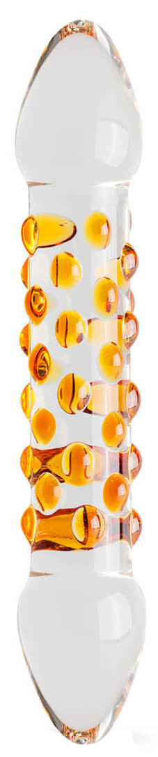 Üveg Műpénisz narancs (17 cm)