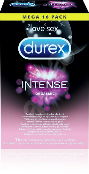 Durex Intense Orgasmic - fogazott óvszer