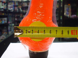 Vibrátor gél narancssárga dudor 21 * 4,5 cm