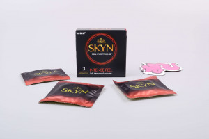 SKYN Intense Feel – bezlatexové kondómy (3 ks)