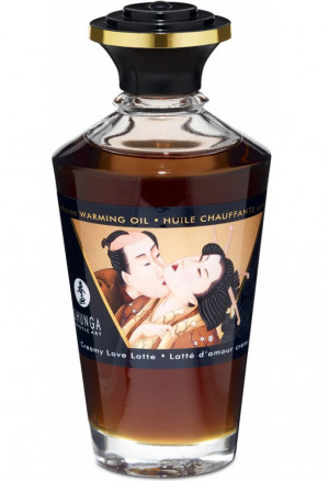 Shunga Aphrodisiac Warm Promising Oil Love Latte (100 ml)