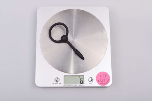 Fekete Trio szilikon tágító készlet (5 mm), súly