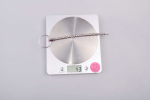 Gyöngysor (8 mm), rugalmas fém tágító, súly