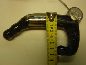 Anální kolík na masáž prostaty P-Wand, rozměry