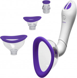 Automatická vibračná pumpa na vagínu, klitoris a bradavky Multiple Euphoria