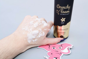 Šumivá masážní pěna s praskajícím efektem Vanilla Bubble (150 ml)