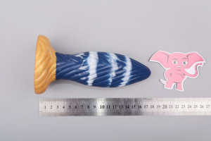 Monster dildo Behemot (17,5 cm), rozměry