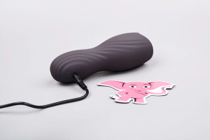 Vibrační masturbátor Squeeze–peasy (14 cm), nabíjení