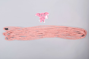 Bondážní provaz Sensual Art (7,5 m), růžové