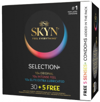 SKYN Selection – mix bezlatexových kondómov (35 ks)